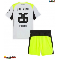 Camisa de Futebol Borussia Dortmund Julian Ryerson #26 Equipamento Secundário Infantil 2025-26 Manga Curta (+ Calças curtas)